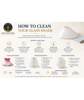 How to clean your Glass Shade