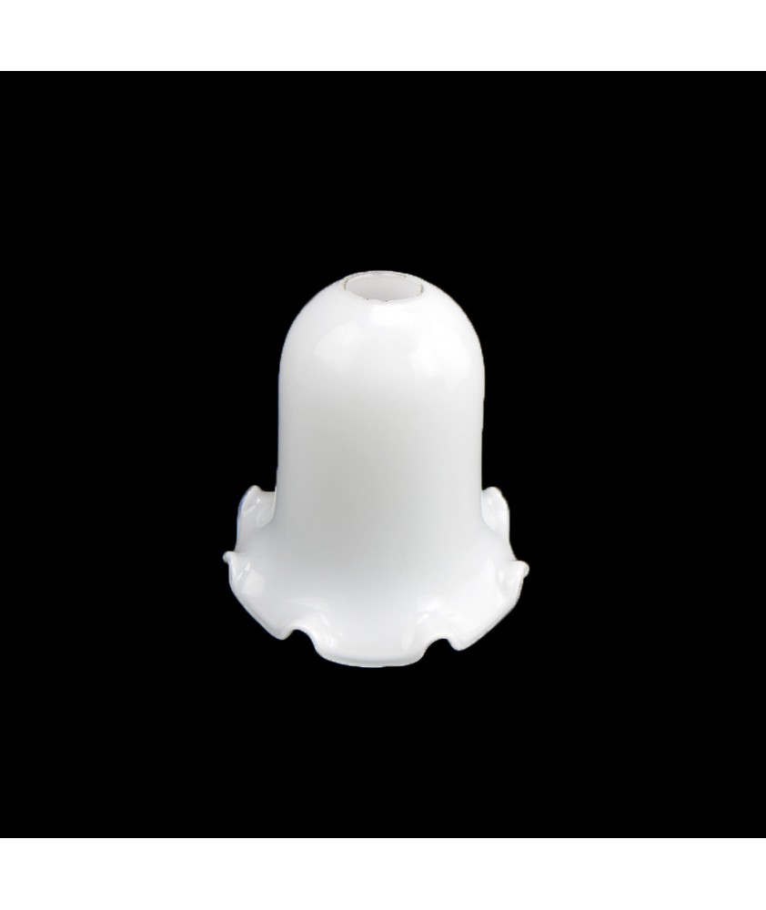 Opal White Christopher Wray Tulip Light Shade with 30mm Fitter Hole