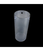 300mm Smoked Cylinder Glass Shade with 3 Arm Fitting 135mm Diameter