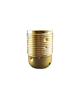 E27 Plated Brass Lamp Holder