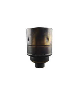 E27 Threaded 12mm Entry Bulb Holder without Shade Ring Various Finishes