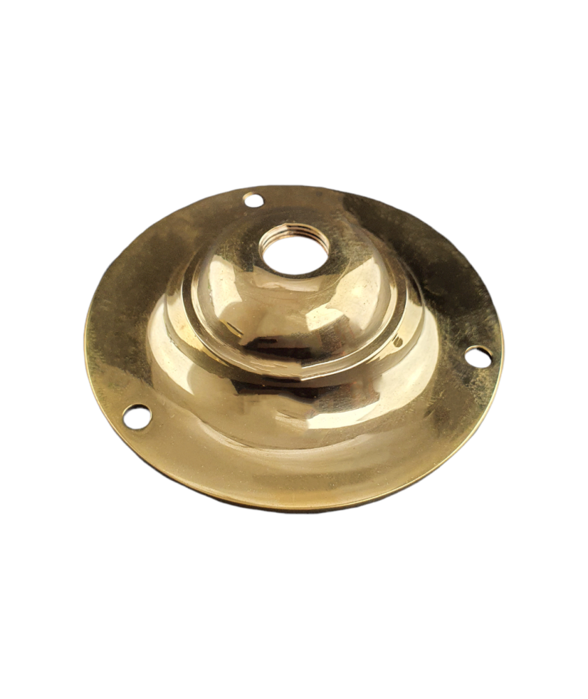 80mm Ceiling Plate Brass or Chrome