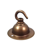 65mm Ceiling Plate with Hook in Various Finishes 