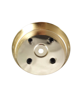 4 Entry Ceiling Plate Brass