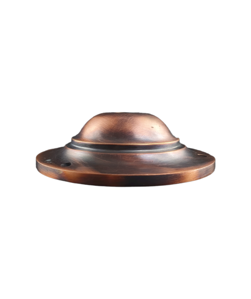 100mm Ceiling Plate in Brushed Copper over 100kg