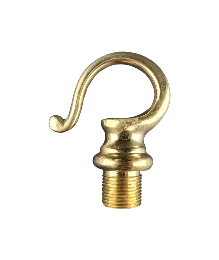 12mm Hook in Brass or Chrome