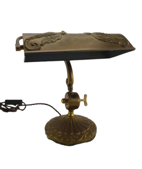 Art Nouveau Bankers Lamp 