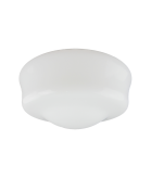 360mm Opal School House Ceiling Light Shade with 150mm Fitter Neck