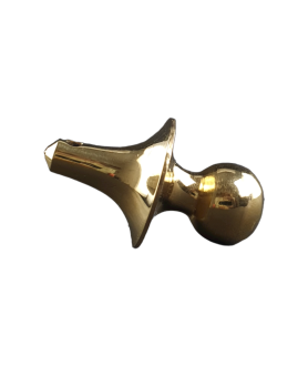 Brass Snuffer Weight for Duplex Oil Lamp 