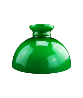 292mm Base Green Oil Lamp Dome