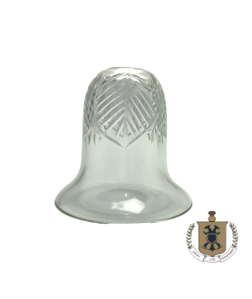 Crystal Light Shade with Hand Cut Pattern and 28mm Fitter Hole (clear or frosted)