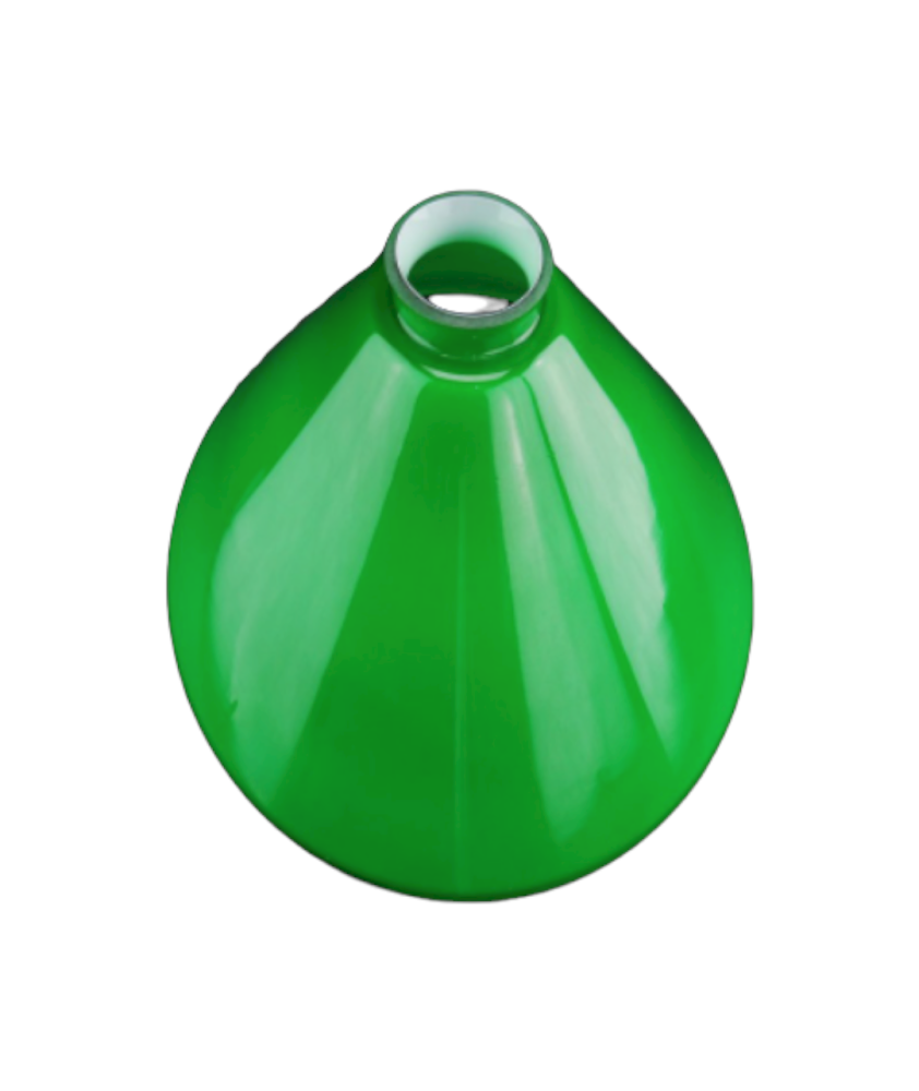 245mm Green Coolie Light Shade with 57mm Fitter Neck
