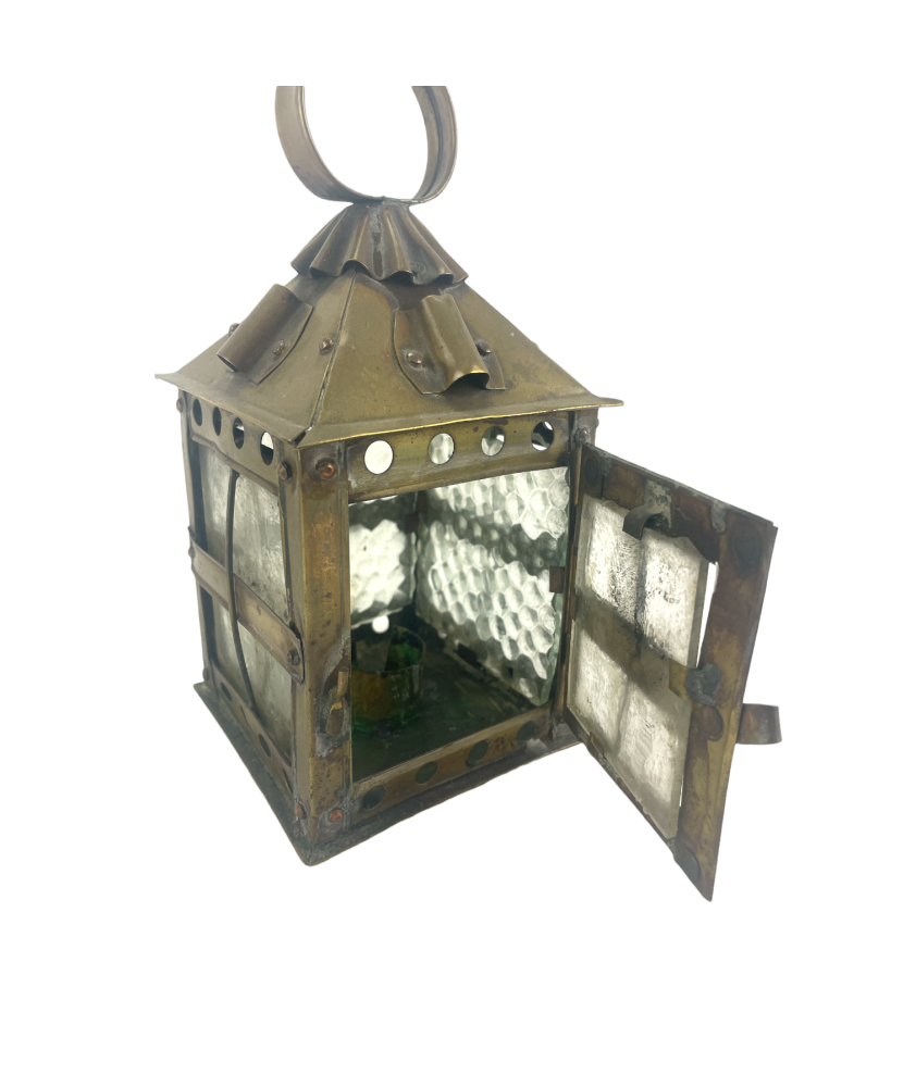 Lovely Quality Brass Candle Lantern 