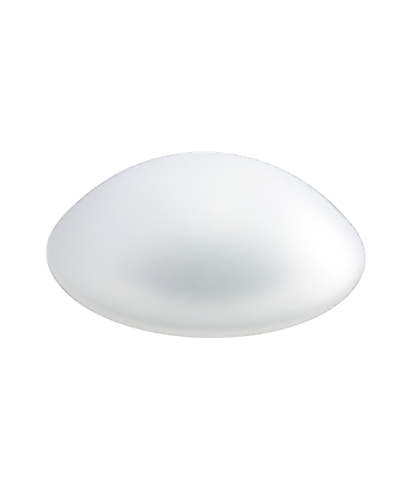 200mm Frosted Pan Drop Ceiling Light Shade with 135mm Fitter Neck