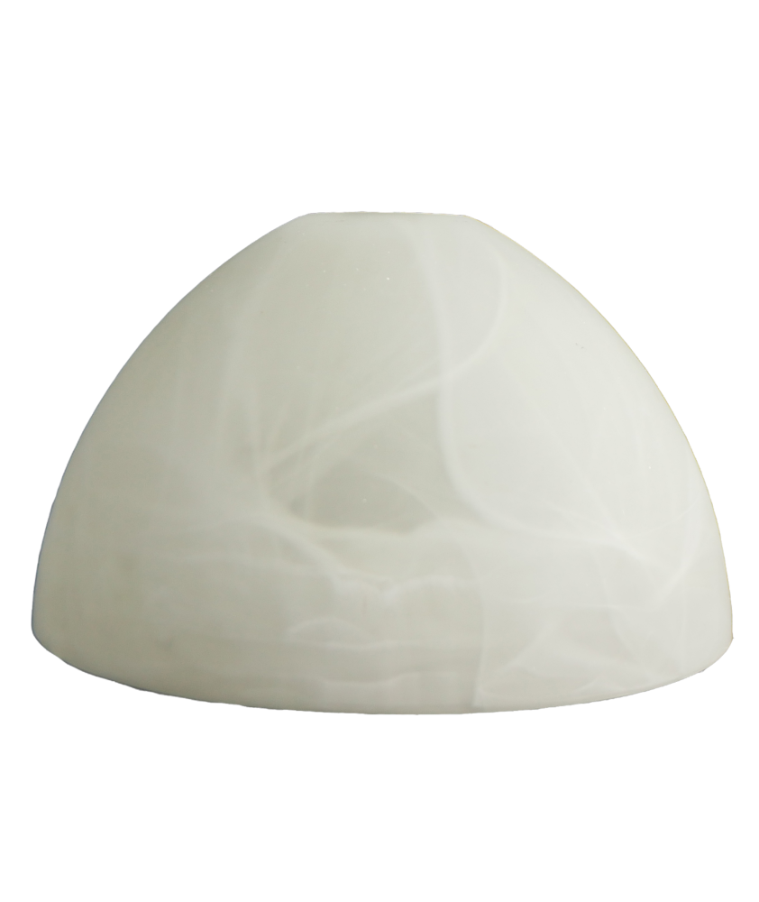 Marble Patterned Half Dome Ceiling Light Shade with 28mm Fitter Hole