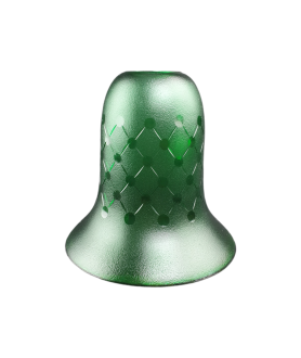 Green Dotted Tulip Light Shade with 30mm Fitter Hole
