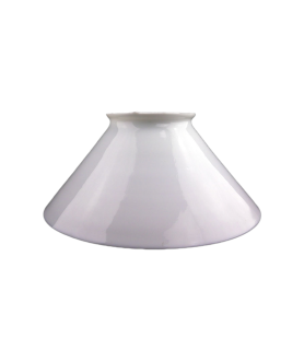 Opal Coolie Oil Lamp Shade with 205mm Base