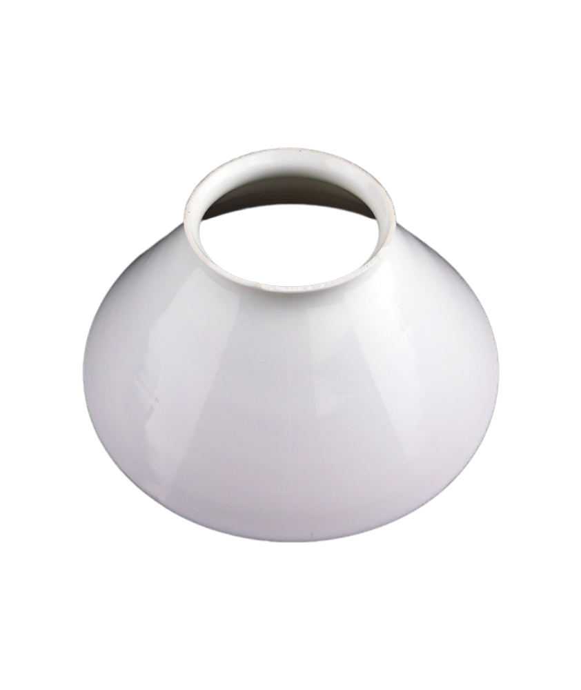 Opal Coolie Oil Lamp Shade with 205mm Base
