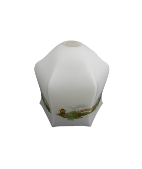 Art Deco Light Shade with Motif with 30mm Fitter Hole