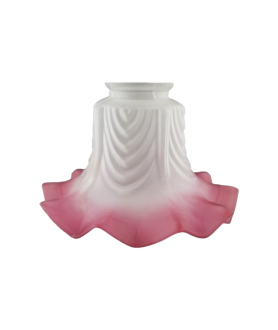 Pink Tipped Tulip Light Shade with 55-57mm Fitter Neck