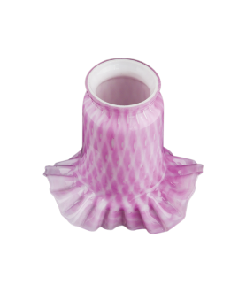 Pink Frilled Tulip Light Shade with 55-57mm Fitter Neck