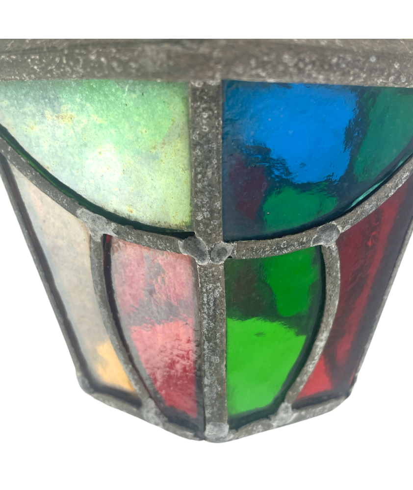 Charming Stained Glass Lantern  