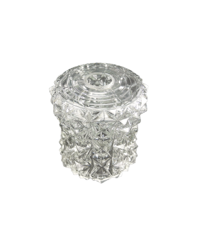 110mm Retro Crystal Cut Ceiling Light Shade with 30mm Fitter Hole