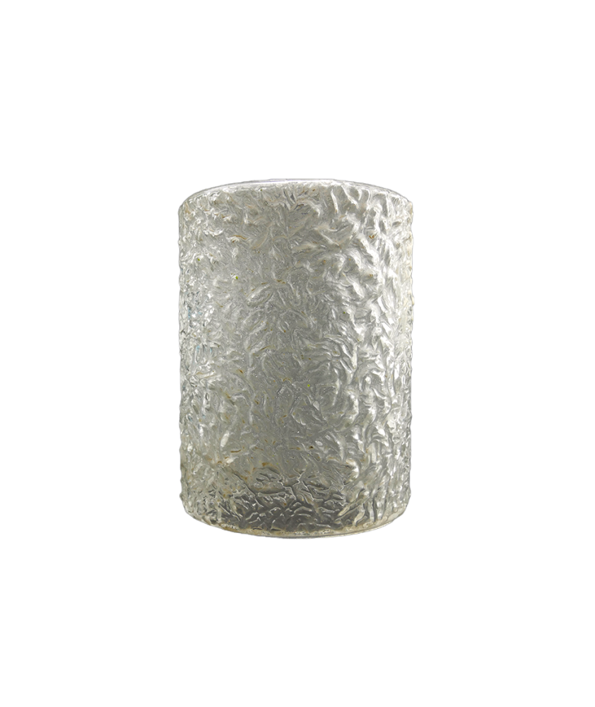 140mm Textured Glass Ceiling Light Shade with 30mm Fitter Hole