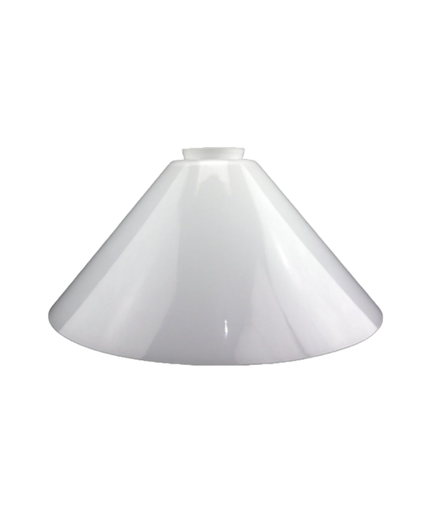 295mm Opal Coolie Light Shades with 57mm Fitter Neck