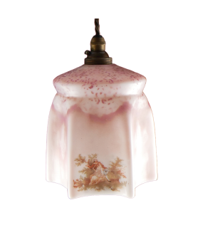 1950's Painted Light Shade with 30mm Fitter Hole (Shade Only or Pendant)