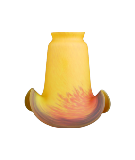 Yellow To Orange Vianne Tulip Light Shade with 55mm Fitter Neck