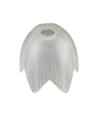 Frosted Frilled Tulip Light Shade with 30mm Fitter Hole