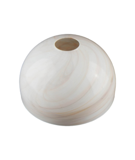 Half Marble Bowl Light Shade with 45mm Fitter Hole