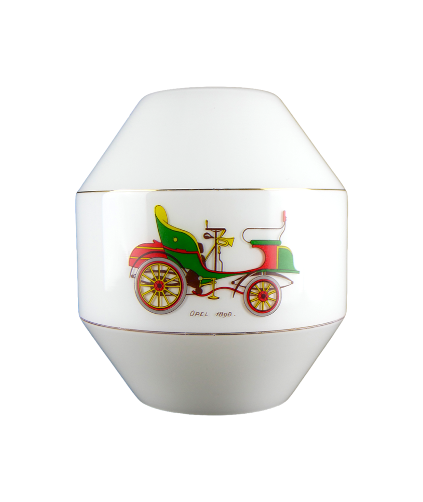 Opal Ceiling Light Shade with Vintage Car Motif and 30mm Fitter Hole
