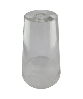 Large Clear Conical Light Shade with 30mm Fitter Hole