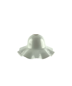 Original Christopher Wray Opal Frilled Tulip Light Shade with 30mm Fitter Hole