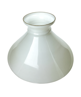 Hanging Opal Oil Lamp Shade with 355mm Base