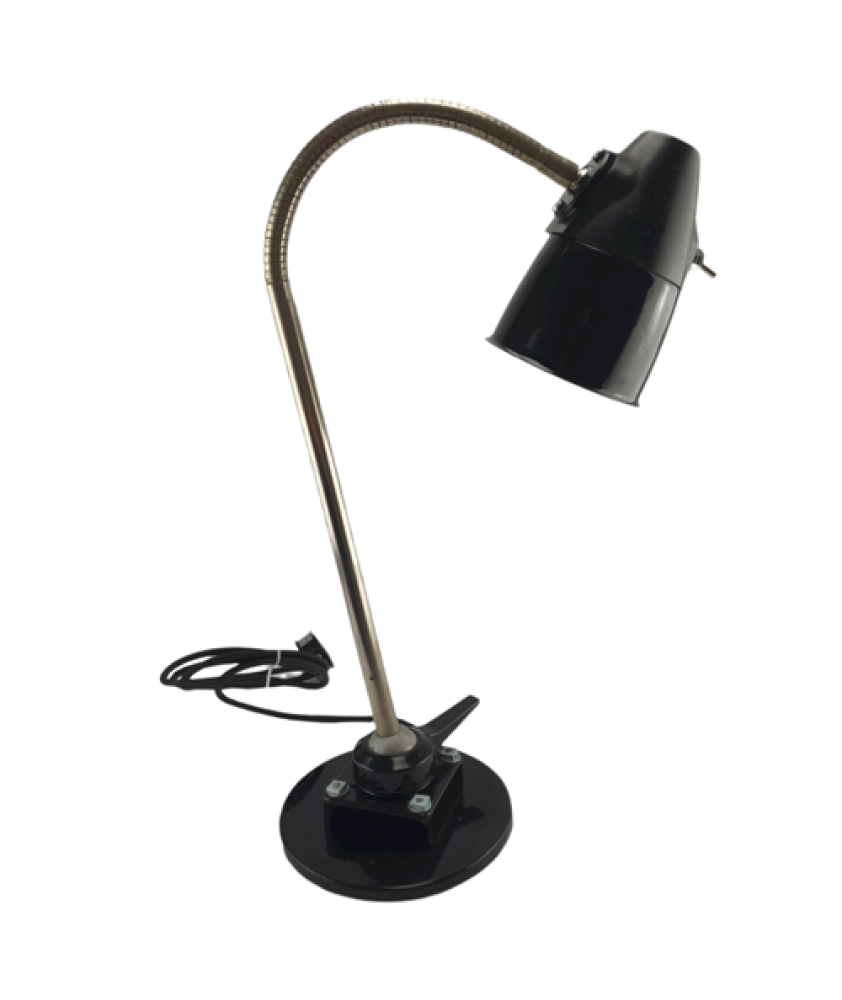 Black 50's Machinist Style Industrial Table Lamp