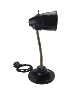 Small Black 50's Machinist Style Industrial Table Lamp