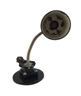 Small Black 50's Machinist Style Industrial Table Lamp