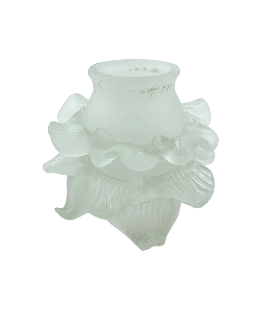 Set of 3 Original Satin Frilled Tulip Light Shade With 55mm Fitter Neck