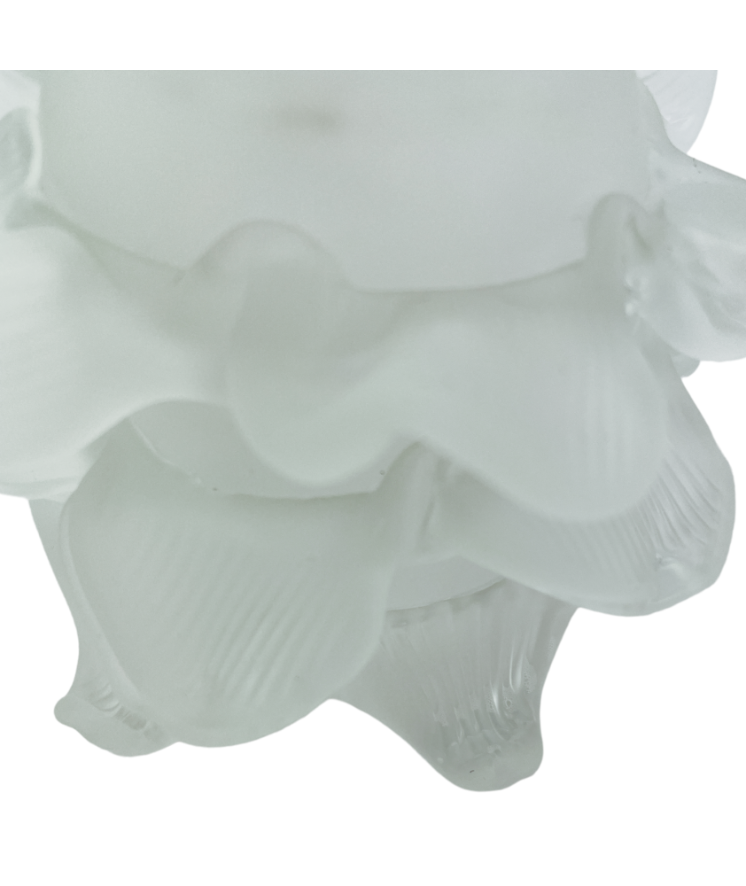 Set of 3 Original Satin Frilled Tulip Light Shade With 55mm Fitter Neck