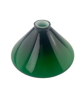 Original 245mm Green Coolie Light Shade with 55mm Fitter Neck