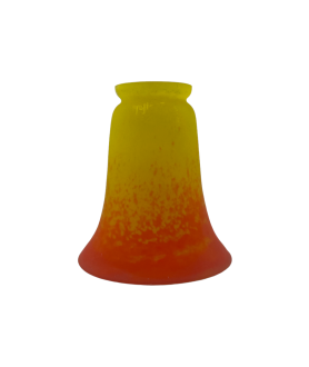 Yellow to Orange Muller Freres Tulip Light Shade with 57mm Fitter Neck