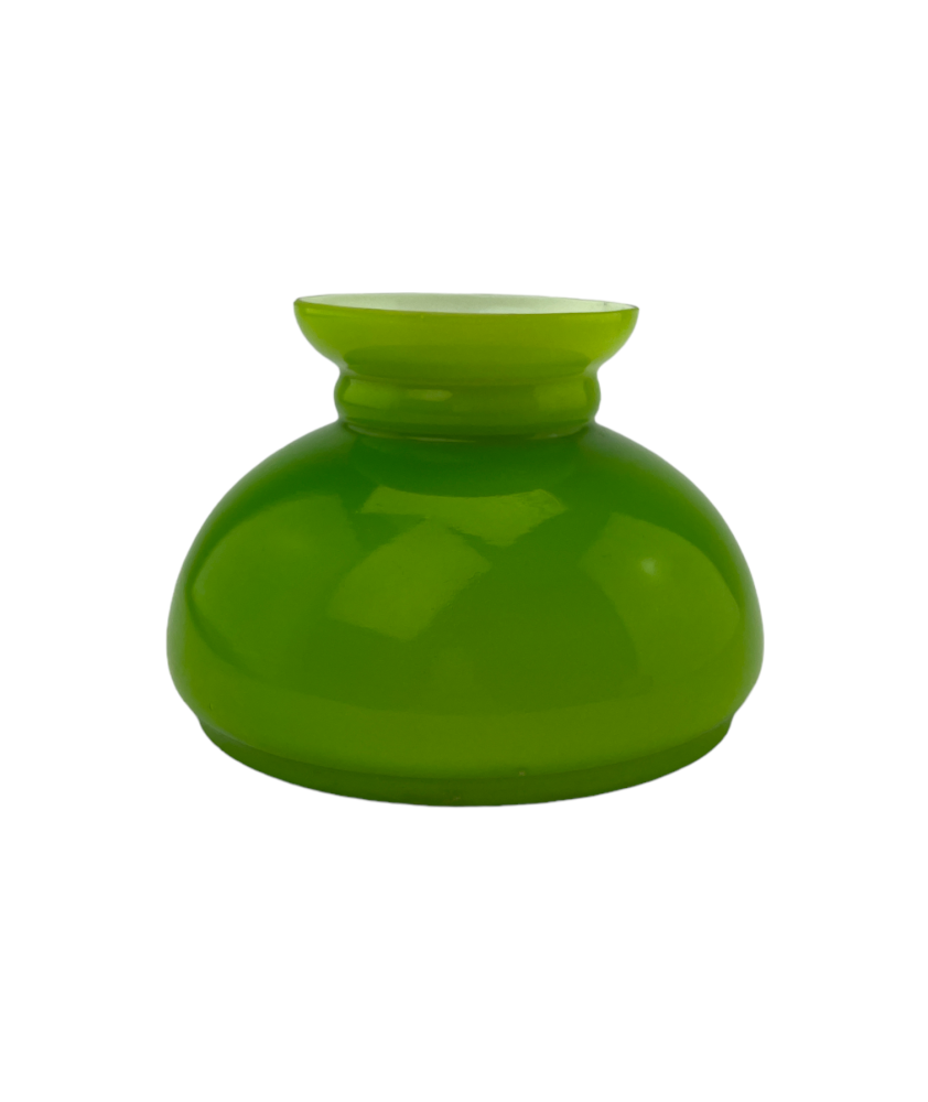 Small Lime Green Vesta Shade with 128mm Base
