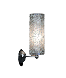 Brunswick Cylinder Wall Light - White Mosaic