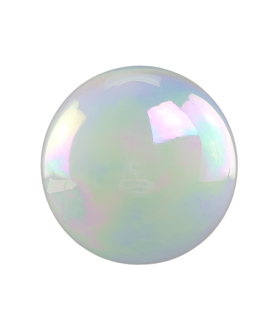 Custom Made 150mm Iridised/ Opalescent Gloss Globe with 40mm Fitter Hole
