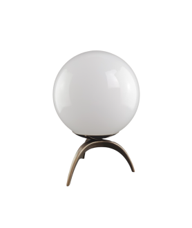 Large  Opal Orb Table Lamp 