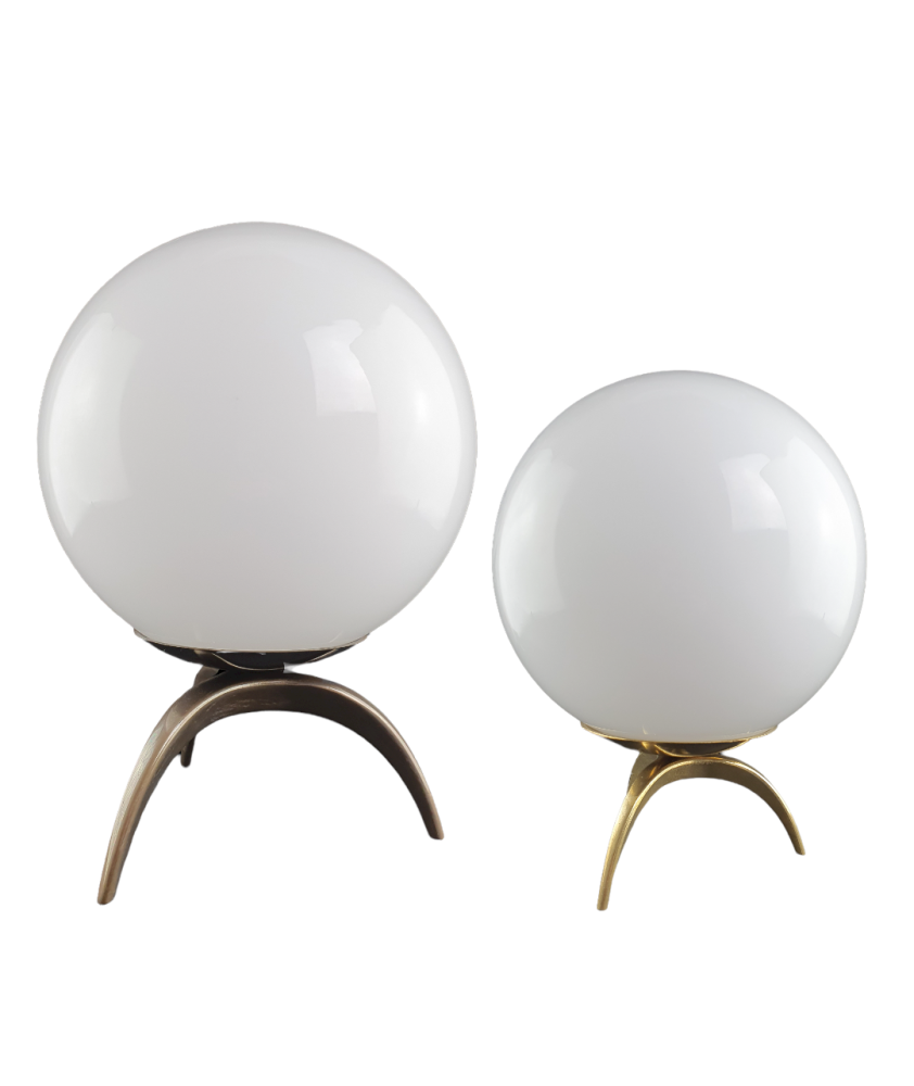 Small Opal Orb Table Lamp 