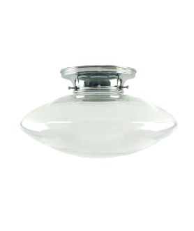 Clear Flying Saucer Ceiling Light 